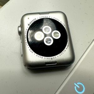 Gently used Apple Series 3 watch 42mm